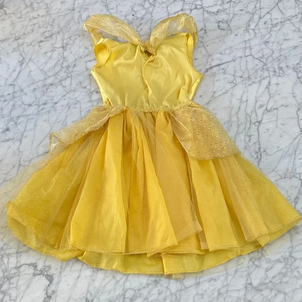 Beauty and the Beast Belle Princess Dress Costume Sz 4-6 Y